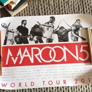 Maroon 5 2015 Tour Poster